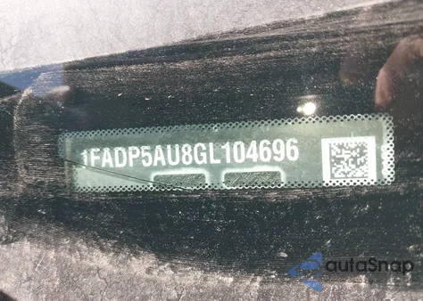 2016 Ford C-Max Hybrid Se z USA, uszkodzony, nr VIN 1FADP5AU8GL104696